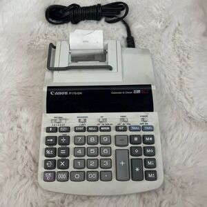 Canon P170-DH 12 Digit 10 Key Adding Business Machine Clock Calendar Calculator